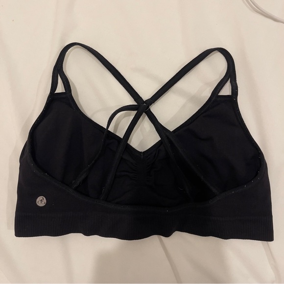 Zella Black Cross-Back Sports Bra - Picture 2 of 2